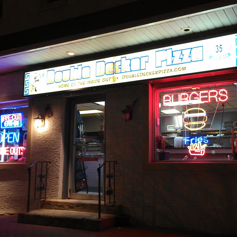 Double Decker Pizza - Double Decker in Ridley Park, PA - Pizza Near Me - Ridley Park, Pennsylvania Double Decker Pizza - Double Decker in Ridley Park, PA - Pizza Near Me - Ridley Park, Pennsylvania