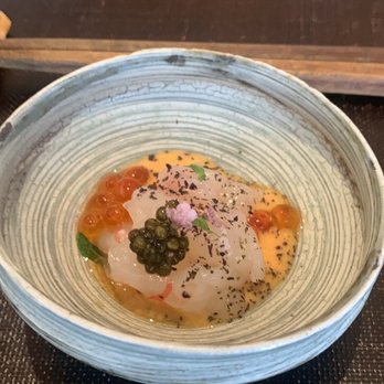 Omakase - Ebi + Uni sauce/Ikura - Sushi Bars Near Me - San Francisco, California