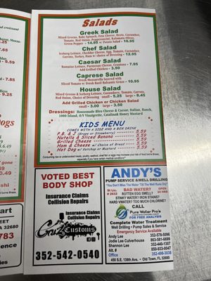 Menu photo 4 Deb’s Deli Old Town, FL