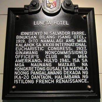 Luneta Hotel - Hotels Near Me - Manila, NCR