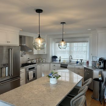 Cape Shore Home Services - new light fixtures illuminated - Handyman Near Me