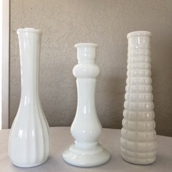 Thrift Town - Beautiful Milk Glass Vases! - Thrift Stores Near Me - Albuquerque, New Mexico