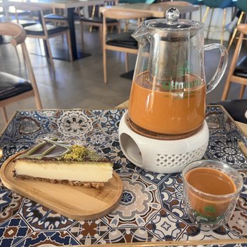 Qamaria Yemeni Coffee - Pistachio Cheesecake and Tea- Aden - Coffee & Tea Near Me - Concord, California Qamaria Yemeni Coffee - Pistachio Cheesecake and Tea- Aden - Coffee & Tea Near Me - Concord, California