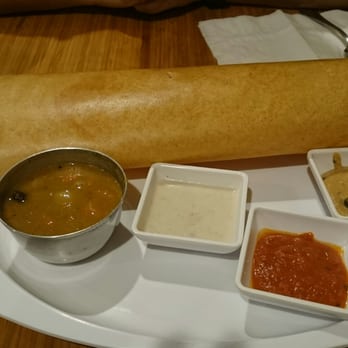 Madras Dosa Corner - If you want a really large attractive looking dosa, order the "paper plain" dosa. Very crunchy and tasty - Indian Near Me - Issaquah, Washington Madras Dosa Corner - If you want a really large attractive looking dosa, order the "paper plain" dosa. Very crunchy and tasty - Indian Near Me - Issaquah, Washington