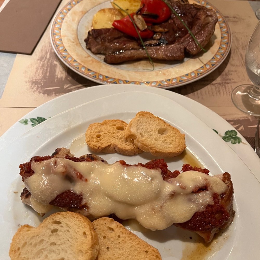 La Catalana 2 - Pork Loins with Marinara and Cheese - Tapas/Small Plates Near Me - Barcelona, B La Catalana 2 - Pork Loins with Marinara and Cheese - Tapas/Small Plates Near Me - Barcelona, B
