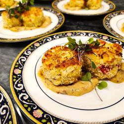 Dinner By David - Crab Cakes with Sun-Dried Tomato Aioli