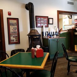 Yoho General Store - old stove and dining