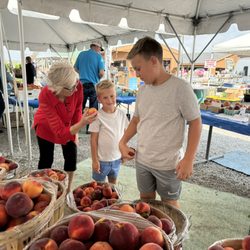 Shipshewana Flea Market - Peaches in season at Shipshewana Flea Market, the midwest's Largest Flea Market in Shipshewana, IN