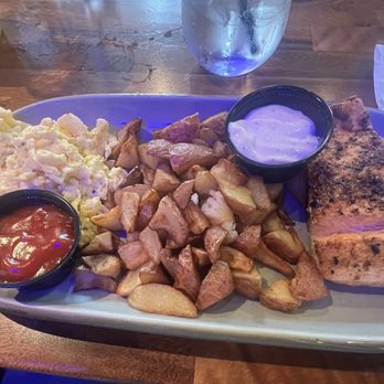 The Block - Salmon breakfast - American Near Me - Detroit, Michigan The Block - Salmon breakfast - American Near Me - Detroit, Michigan