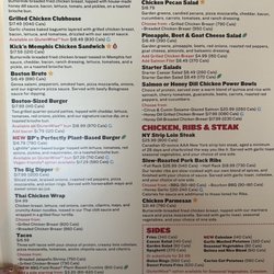Boston Pizza - Menu