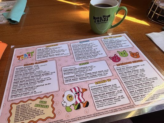 Menu photo 1 Toast Cedarburg Cedarburg, WI