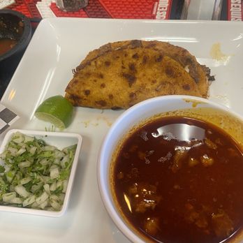 La Catrina Mexican Restaurant - Quesabirrias...my friend took one off the plate already - Mexican Near Me - Boulder, Colorado La Catrina Mexican Restaurant - Quesabirrias...my friend took one off the plate already - Mexican Near Me - Boulder, Colorado
