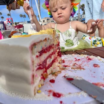 Carlsbad Bakery - My daughter diving into her birthday cake that she loved! - Bakeries Near Me - Carlsbad, California