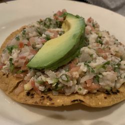 Tostada de ceviche (tilapia)--great value