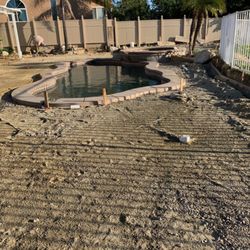 R&M Concrete & Masonry - Pool copping (fiber pool)