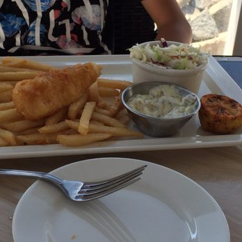 Bluewater Boathouse Seafood Restaurant Coronado - Fish n fries with tartar and Cole slaw - Seafood Near Me - Coronado, California