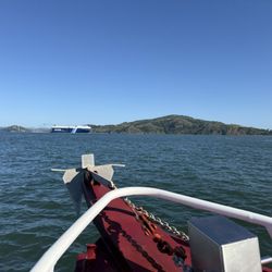 The Naiad - On our way to Angel Island. Where mom wanted to rest.
