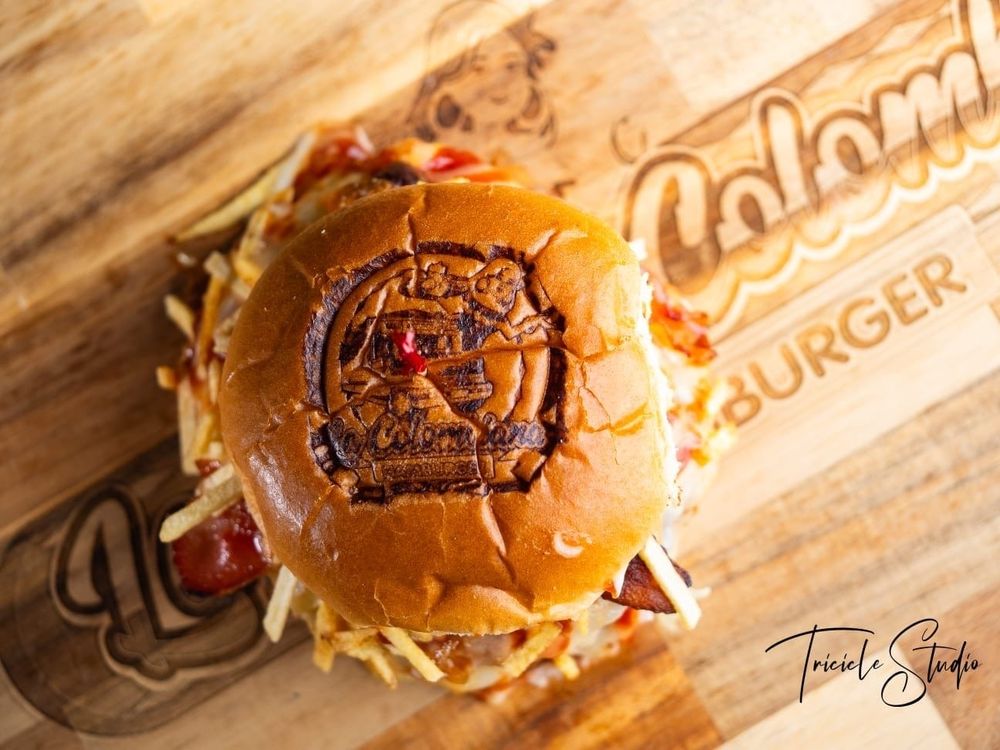 Food from La Colombiana Hamburger