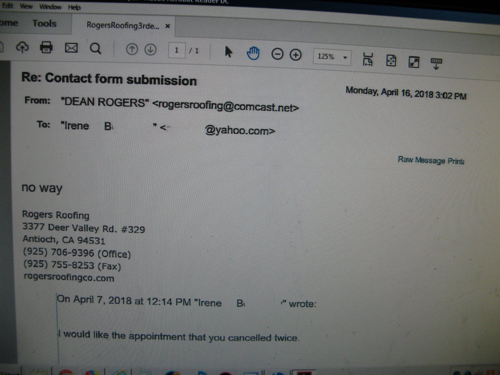 Slide of Rogers Roofing