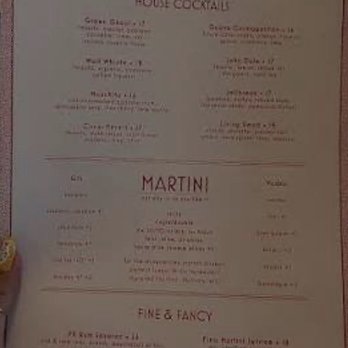Sunny's Steakhouse - Drink menu - Cocktail Bars Near Me - Miami, Florida