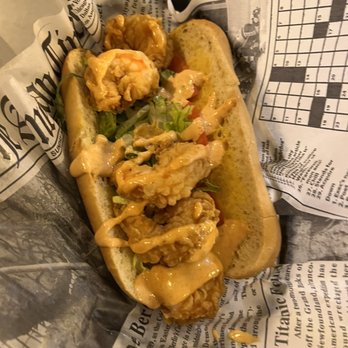 The Tangy Crab - Shrimp po'boy - Seafood Near Me - Lansing, Michigan The Tangy Crab - Shrimp po'boy - Seafood Near Me - Lansing, Michigan