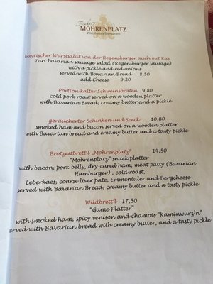 Menu photo 4 Fischer's Mohrenplatz Garmisch-Partenkirchen, BY