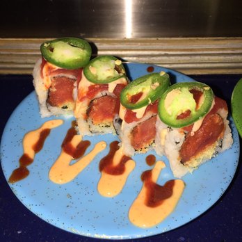 Blue Ginger - This right is the homie, some crazy tuna roll - Japanese Near Me - Southwest Ranches, Florida Blue Ginger - This right is the homie, some crazy tuna roll - Japanese Near Me - Southwest Ranches, Florida