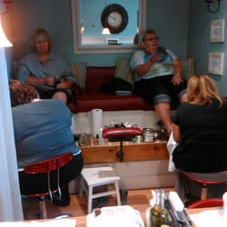 The Nail Spa - Unique and comfy pedi area...ultra clean...stainless bowls ensure safety for all clients!