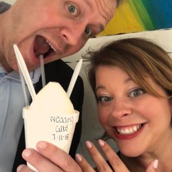 D-Bro Sno - Wedding cake snoball...because it's Louisiana and summer.