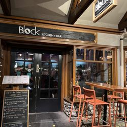 Block Kitchen + Bar - Outside of restaurant with tables