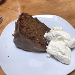 Burren Fine Wine & Food - Coffee cake with cream