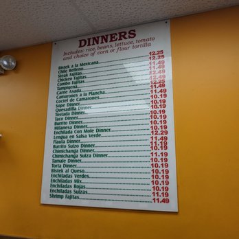 El Burrito Jr - a menu on the wall - Mexican Near Me - Lemont, Illinois El Burrito Jr - a menu on the wall - Mexican Near Me - Lemont, Illinois