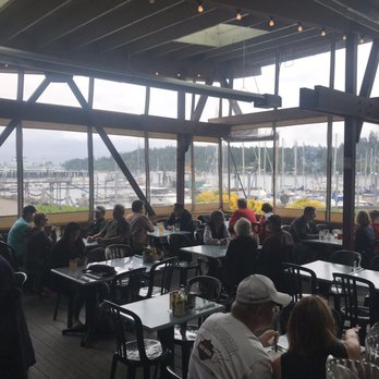 Doc's Marina Grill - Inside the back patio - American Near Me - Bainbridge Island, Washington