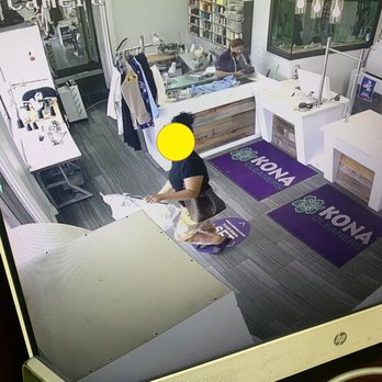 Kona Cleaners - The security picture I was sent by Kona Cleaners of the lady falsely accused of taking my wife's dress - Laundry Services Near Me - Orange, California