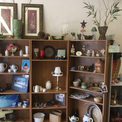 Lamoni Thrift Center - Displays as you walk in the front door that change frequently as new donations arrive