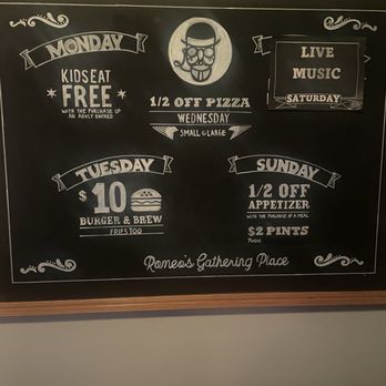 Thee Office Pub & Cookery - Promos - Pizza Near Me - Romeo, Michigan