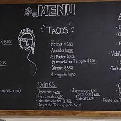 Vida Tacos - Menu