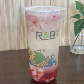 R&B Tea - Strawberry Yakult with rainbow jelly - Bubble Tea Near Me - Rowland Heights, California R&B Tea - Strawberry Yakult with rainbow jelly - Bubble Tea Near Me - Rowland Heights, California