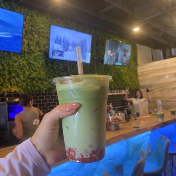 Wulfenite Tea & Elixir - straw matcha - Juice Bars & Smoothies Near Me - Scottsdale, Arizona