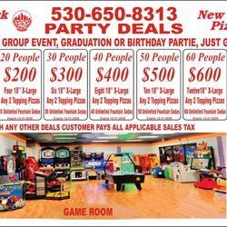 New York Pizza Pie - "Let's have Party, $10 per person at New York Pizza Pie" Woodland