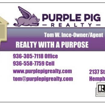 Purple Pig Realty - Real Estate Services Near Me - Hemphill, Texas Purple Pig Realty - Real Estate Services Near Me - Hemphill, Texas