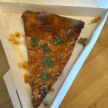 The Starving Artist - Burnt taken home slice of street corn pizza. - Dive Bars Near Me - Phoenix, Arizona The Starving Artist - Burnt taken home slice of street corn pizza. - Dive Bars Near Me - Phoenix, Arizona