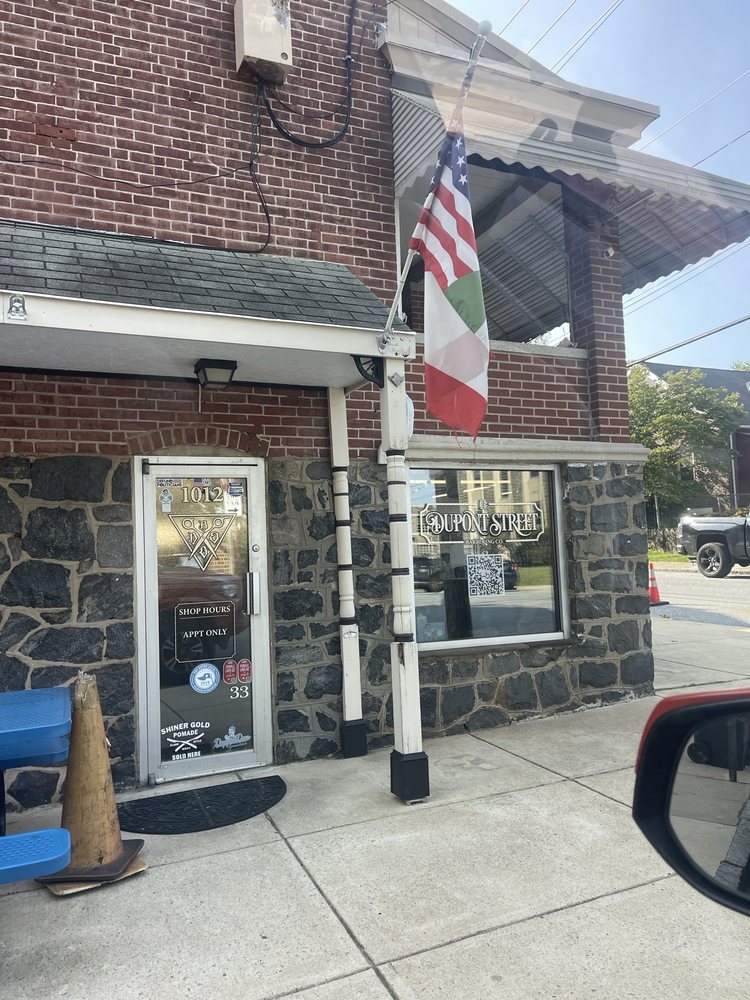 DuPont Street Barbering Logo