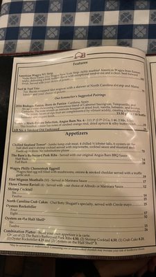 Menu photo 1 The Angus Barn Raleigh, NC Menu photo 1 The Angus Barn Raleigh, NC
