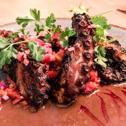 KUA - Octopus with mole sauce
