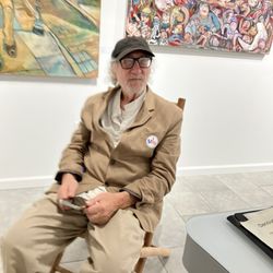 Stephen Stoller - Denouement Fine Art - The gallery with the proprietors - artists in Hastings on Hudson - come on over -