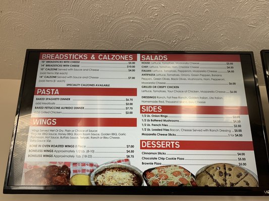 Menu photo 2 Carson’s Corner Pizza & Ice Cream Piketon, OH