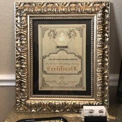 Tailored Beauty And Brows DFW - Certificate of graduation from my Microblading school.