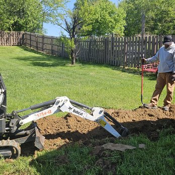 Johnson City Generators - Digging a 130 foot trench, for a Generac generator cable, in Elizabethton, Carter county, TN - Electricians Near Me - Johnson City, Tennessee Johnson City Generators - Digging a 130 foot trench, for a Generac generator cable, in Elizabethton, Carter county, TN - Electricians Near Me - Johnson City, Tennessee