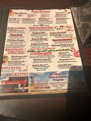 Menu photo 4 Anthony’s Pizzeria Fayetteville, GA